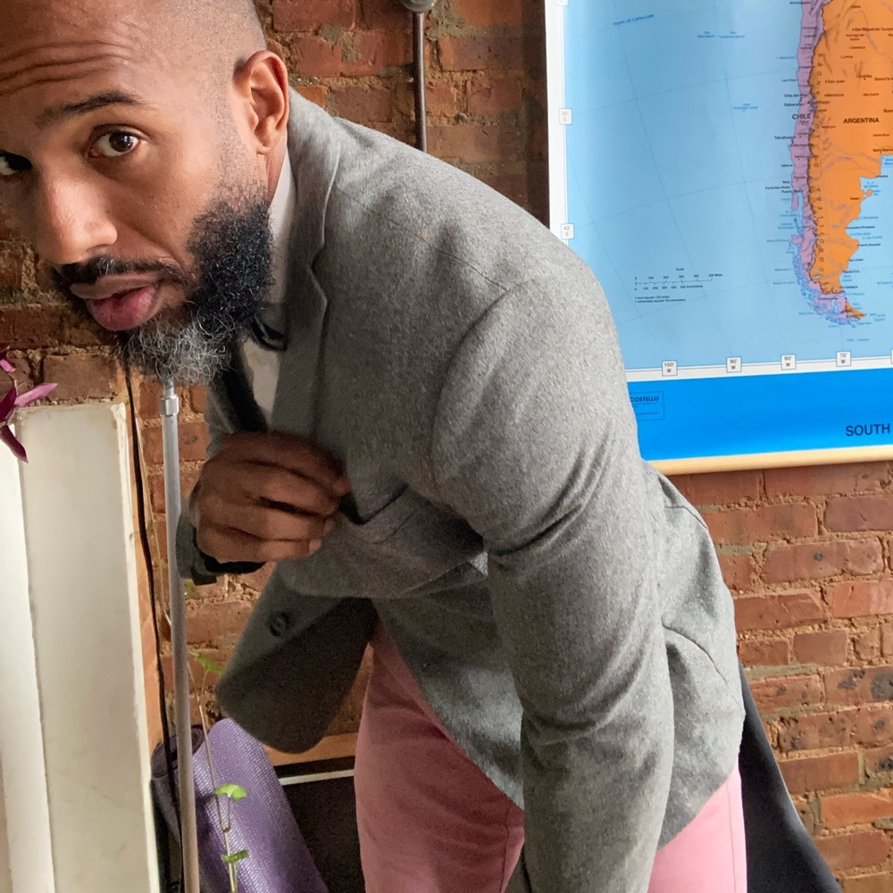 Soft sweater style blazer